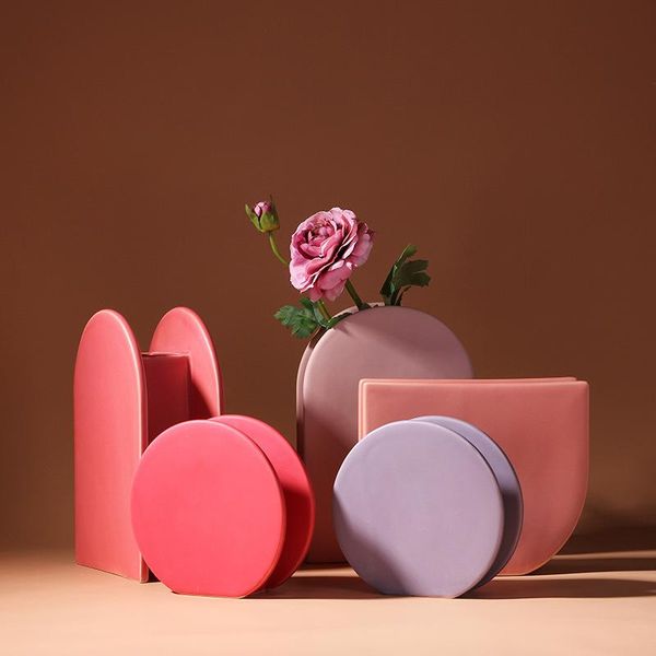vases morandi color geometric vase ceramic home flower pot simulation storage container creative wedding decoration ornaments
vases morandi color geometric vase ceramic home flower pot simulation storage container creative wedding decoration ornaments
