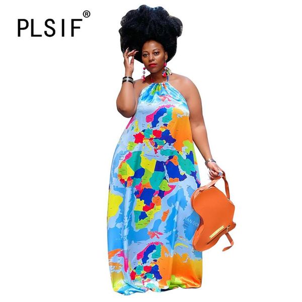 casual dresses women fashion summer long maxi dress ladies halter party club beach vestidos, Black;gray
casual dresses women fashion summer long maxi dress ladies halter party club beach vestidos, Black;gray