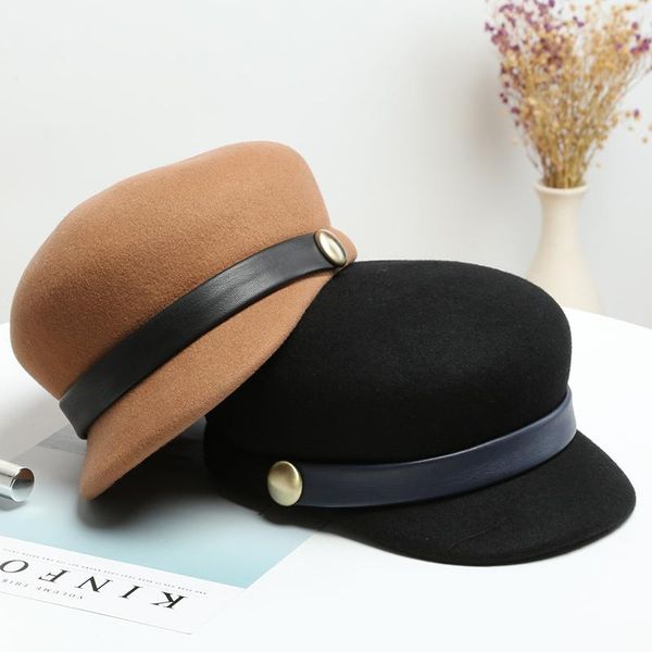 stingy brim hats women's fashion wool hat warm winter beret sboy casual ladies flat-bottomed octagonal, Blue;gray
stingy brim hats women's fashion wool hat warm winter beret sboy casual ladies flat-bottomed octagonal, Blue;gray