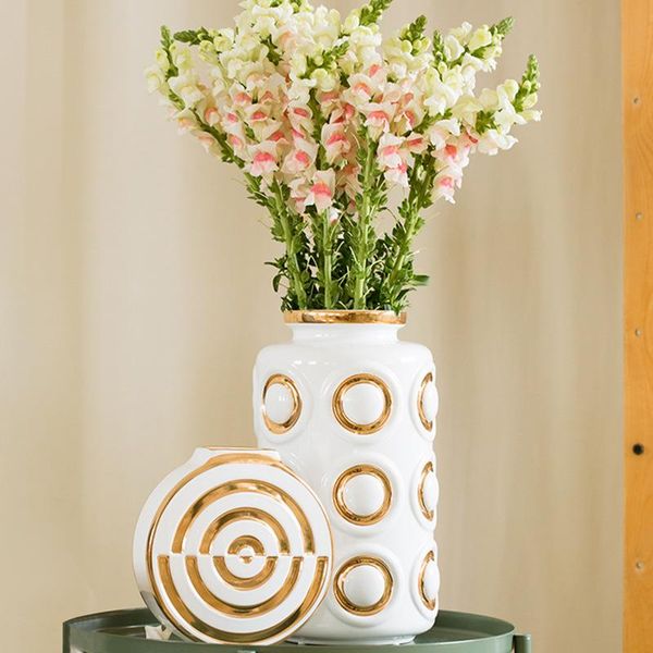 vases light luxury gold edge vase small fresh and modern simple living room furnishing ceramic home decoration
vases light luxury gold edge vase small fresh and modern simple living room furnishing ceramic home decoration