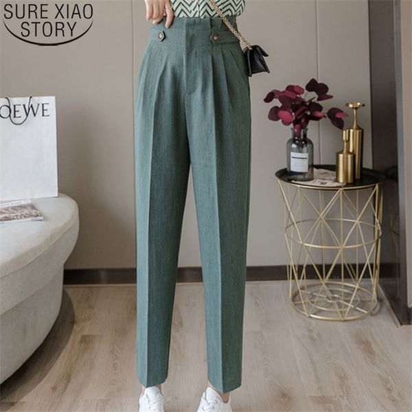 korean loose female trousers long pants office lady high waist wide leg autumn capris fashion clothes pantalon 11305 210506, Black;white
korean loose female trousers long pants office lady high waist wide leg autumn capris fashion clothes pantalon 11305 210506, Black;white