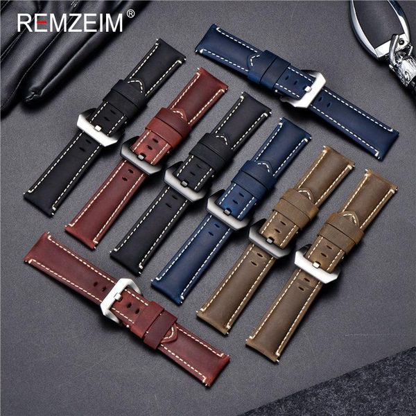 watch bands remzeim genuine leather handmade retro watchbands black brown blue band strap 22 24 26mm bracelet accessories
watch bands remzeim genuine leather handmade retro watchbands black brown blue band strap 22 24 26mm bracelet accessories