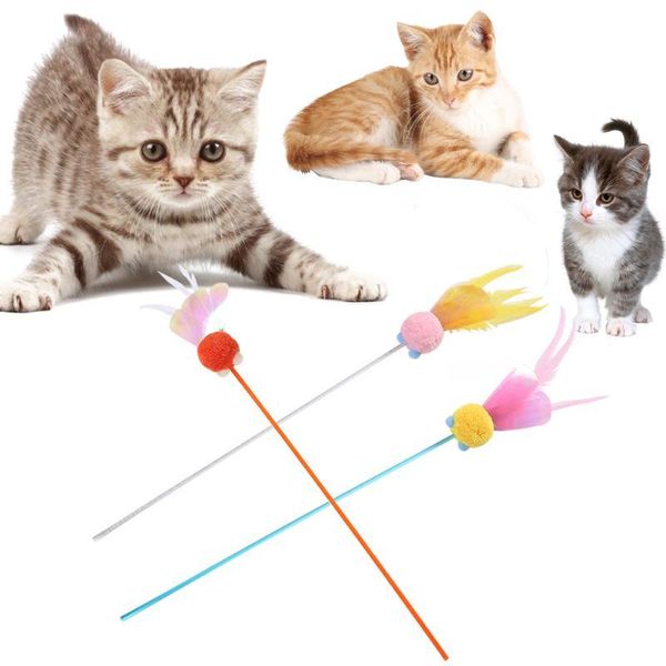 cat toys kitten stick teasing pole wide scope of application simplicity sequin feather ball interactive squeak pet
cat toys kitten stick teasing pole wide scope of application simplicity sequin feather ball interactive squeak pet