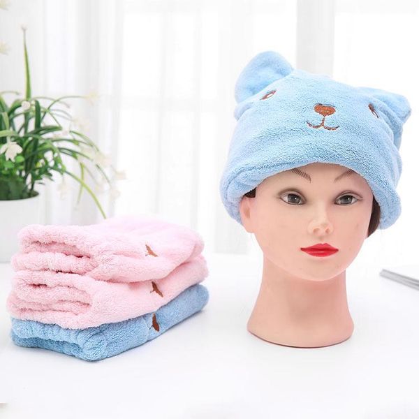 towel cartoon bear fast drying hair towels hooded for baby adults super water absorption wipe cap 1pc
towel cartoon bear fast drying hair towels hooded for baby adults super water absorption wipe cap 1pc