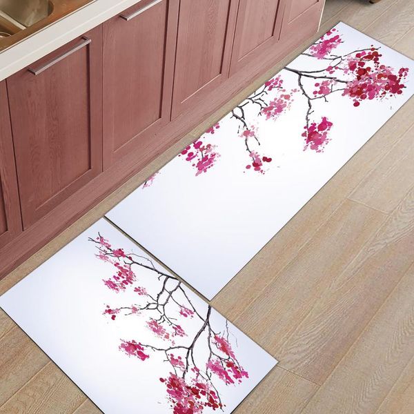 plant pink flower branch kitchen rug home entrance doormat bedroom floor decor carpet bathroom anti-slip carpets
plant pink flower branch kitchen rug home entrance doormat bedroom floor decor carpet bathroom anti-slip carpets