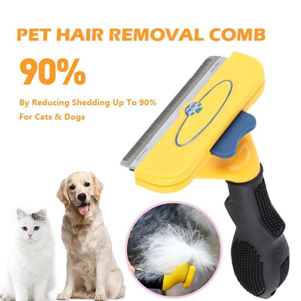 comfortable pet hair removal comb for cats and dogs grooming comb for puppies and kittens hair removal trimmer
comfortable pet hair removal comb for cats and dogs grooming comb for puppies and kittens hair removal trimmer