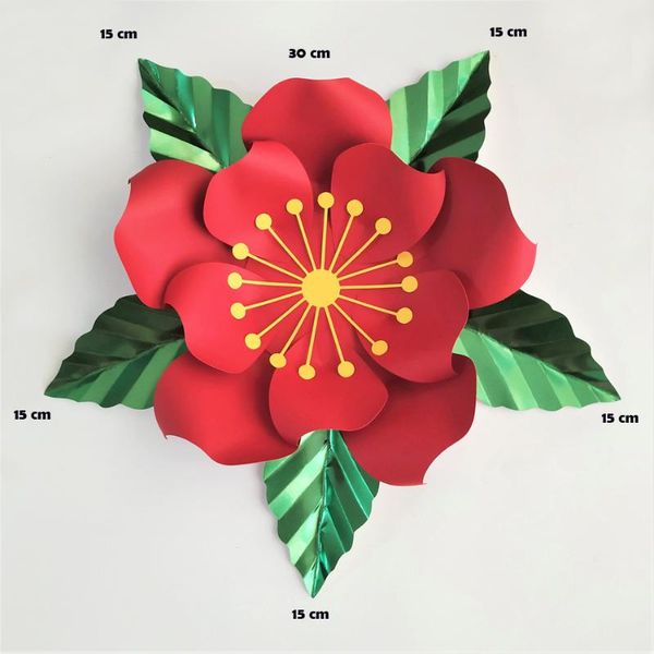 red artificial flowers with green leaves fleurs artificielles backdrop diy giant paper party decor christmas xmas deco decorative & wreaths
red artificial flowers with green leaves fleurs artificielles backdrop diy giant paper party decor christmas xmas deco decorative & wreaths