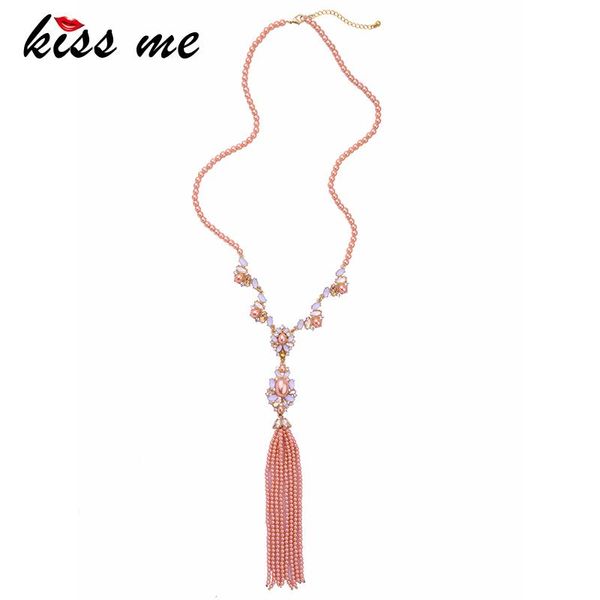 pendant necklaces kiss me brand simulated pearl jewelry fashion long beads tassel necklace women accessories, Silver
pendant necklaces kiss me brand simulated pearl jewelry fashion long beads tassel necklace women accessories, Silver