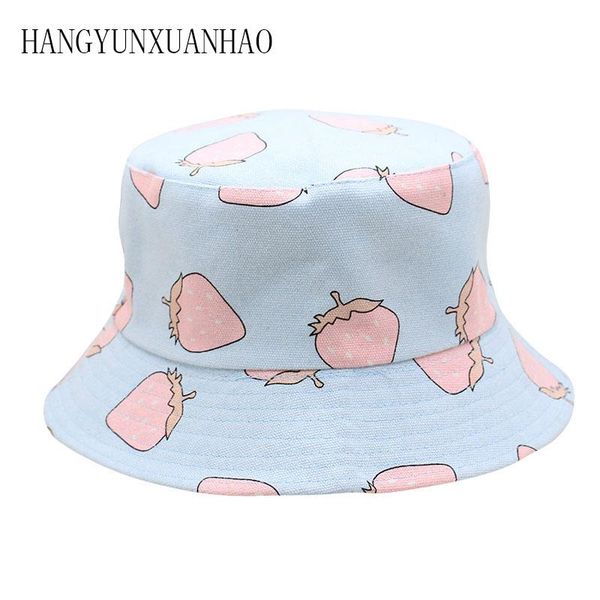 cloches 2021 two side reversible strawberry bucket hat for women fisherman fruit panama bob summer sunscreen
cloches 2021 two side reversible strawberry bucket hat for women fisherman fruit panama bob summer sunscreen