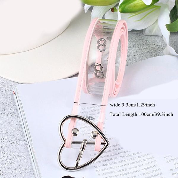 belts resin transparent heart square round metal buckle belt harajuku casual waistband pink white black dress accessories blets, Black;brown
belts resin transparent heart square round metal buckle belt harajuku casual waistband pink white black dress accessories blets, Black;brown