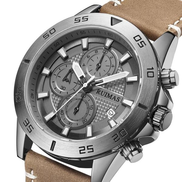 wristwatches megir ruimas men watch sport chronograph quartz military zegarek meski erkek kol saati relogio masculino 572, Slivery;brown
wristwatches megir ruimas men watch sport chronograph quartz military zegarek meski erkek kol saati relogio masculino 572, Slivery;brown