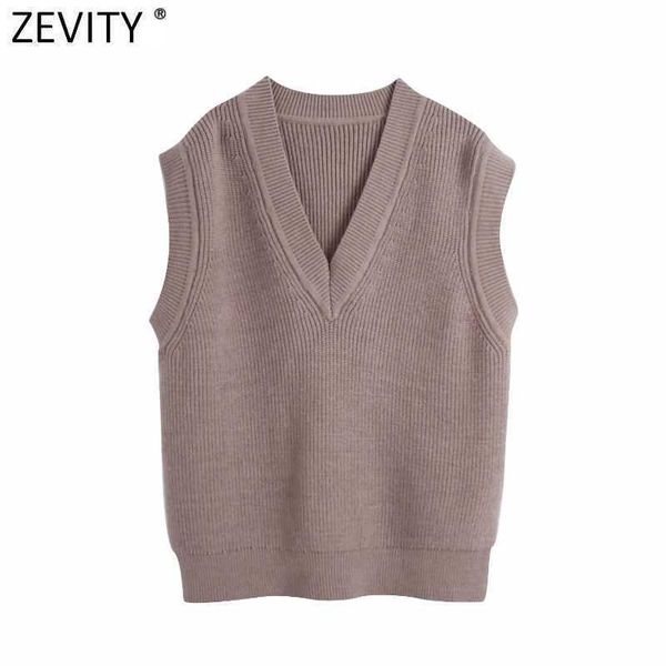 zevity women fashion v neck solid color sleeveless vest knitting sweater ladies chic leisure pulloverscasual brand s537 210603, White
zevity women fashion v neck solid color sleeveless vest knitting sweater ladies chic leisure pulloverscasual brand s537 210603, White