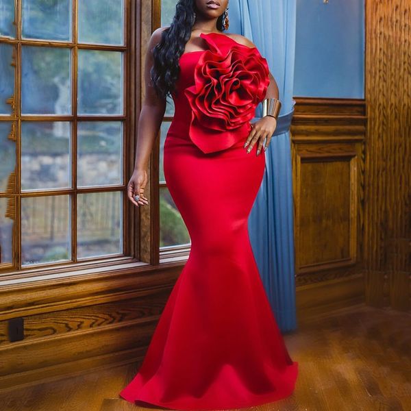 chic red flowers mermaid evening dresses for women strapless long reception gowns simple satin white special occasion party gowns prom wear, Black;red
chic red flowers mermaid evening dresses for women strapless long reception gowns simple satin white special occasion party gowns prom wear, Black;red