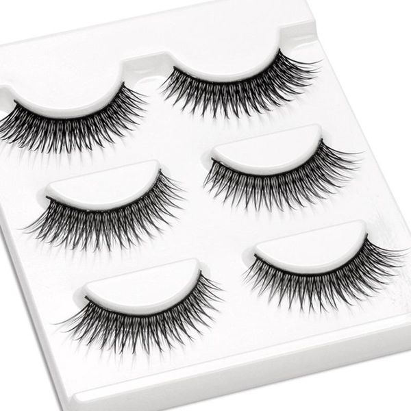 false eyelashes shidi shangpin natural cross 3 pairs mink hair eye lashes set short front and long back beauty makeup 
false eyelashes shidi shangpin natural cross 3 pairs mink hair eye lashes set short front and long back beauty makeup