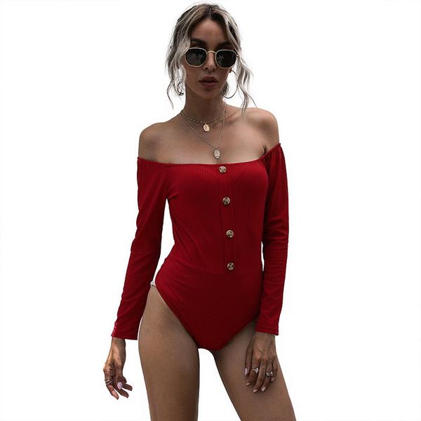women's jumpsuits & rompers united states of america fall/winter wear, off-the-shoulder solid color jumpsuit, Black;white
women's jumpsuits & rompers united states of america fall/winter wear, off-the-shoulder solid color jumpsuit, Black;white