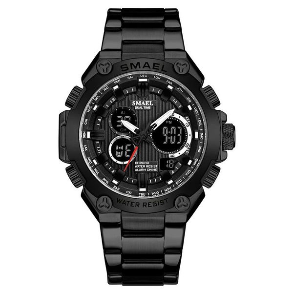 wristwatches smael watch men sports watches stainless steel men's quartz montre femme mannen horloge reloj hombre, Slivery;brown
wristwatches smael watch men sports watches stainless steel men's quartz montre femme mannen horloge reloj hombre, Slivery;brown
