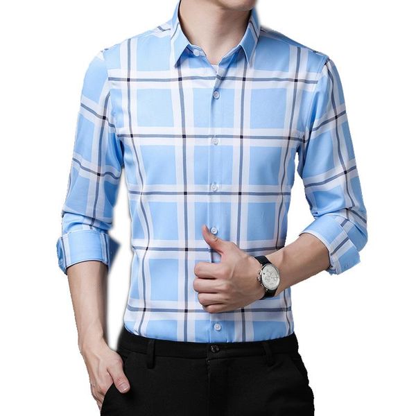 men's casual shirts mens shirt plaids 95% polyester long sleeve for summer spring fashion clothing brand designer a06251052, White;black
men's casual shirts mens shirt plaids 95% polyester long sleeve for summer spring fashion clothing brand designer a06251052, White;black