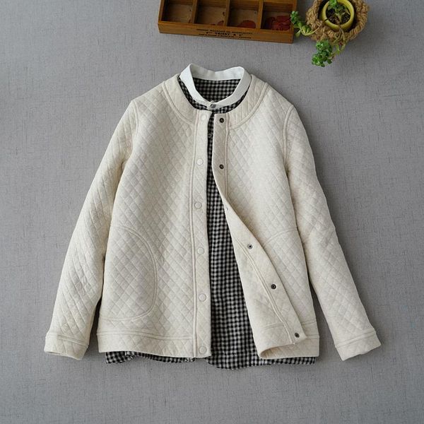 women's jackets spring autumn arrivals women all-match loose plus size japanese style brief comfortable short thin cotton padded, Black;brown
women's jackets spring autumn arrivals women all-match loose plus size japanese style brief comfortable short thin cotton padded, Black;brown