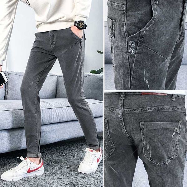 spring summer fashion korean slim fit stretched casual mens jeans all match simple denim pants men 34-28 gray, Blue
spring summer fashion korean slim fit stretched casual mens jeans all match simple denim pants men 34-28 gray, Blue