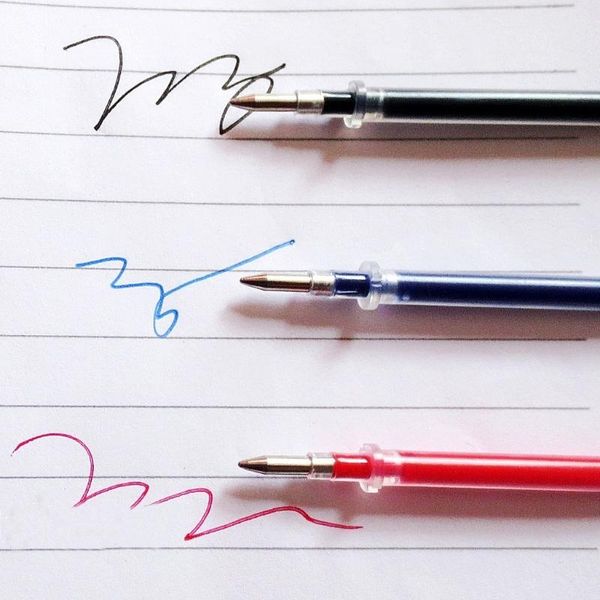 gel pens 10pcs 0.38mm 0.5mm ink ballpoint pen refill black blue red stationery supply
gel pens 10pcs 0.38mm 0.5mm ink ballpoint pen refill black blue red stationery supply