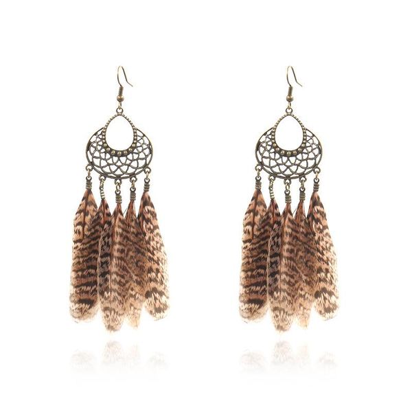 dangle & chandelier bohemian feather tassel earring for women ethnic brown fringed boucle d'oreille femme 2021 christmas gift wholesale, Silver
dangle & chandelier bohemian feather tassel earring for women ethnic brown fringed boucle d'oreille femme 2021 christmas gift wholesale, Silver