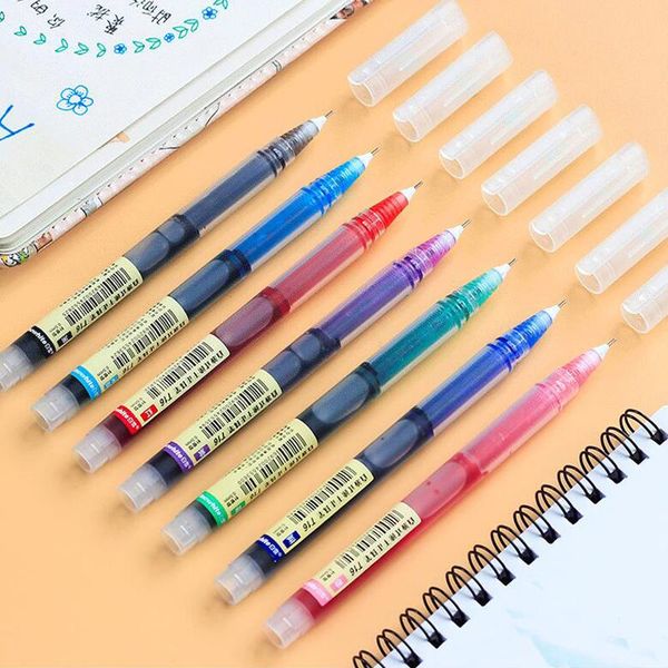 gel pens 7pcs/7 colors full needle flat liquid ink 0.5mm ball pen colorful large capacity ballpoint office school stationery
gel pens 7pcs/7 colors full needle flat liquid ink 0.5mm ball pen colorful large capacity ballpoint office school stationery