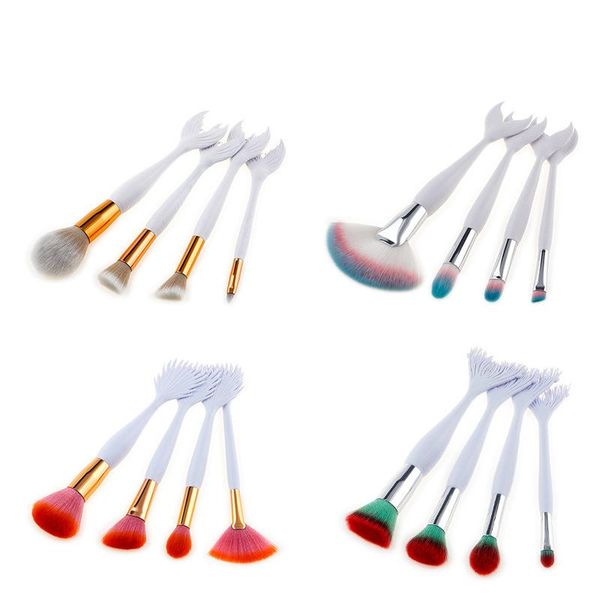 makeup brushes saiantth 4pcs/set milky white sea dragon fish tail fan flame movie inspired beauty cosmetic tool pincel make up
makeup brushes saiantth 4pcs/set milky white sea dragon fish tail fan flame movie inspired beauty cosmetic tool pincel make up