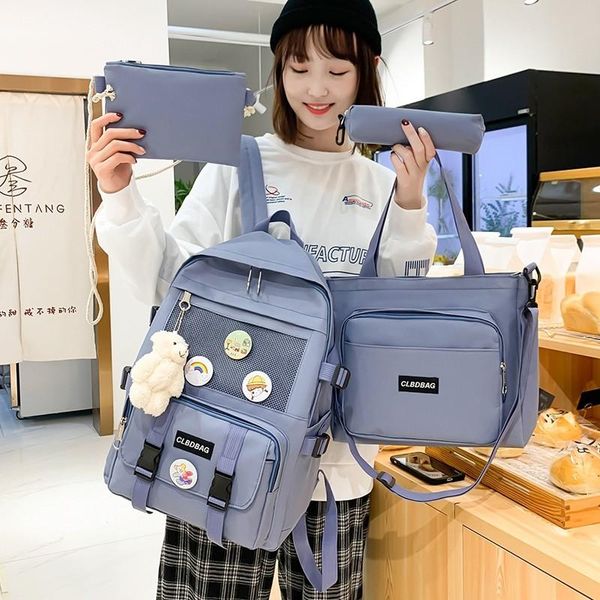 school bags sale 4 pcs set women's backpack kawaii for girls mochila backpacks teenagers
school bags sale 4 pcs set women's backpack kawaii for girls mochila backpacks teenagers