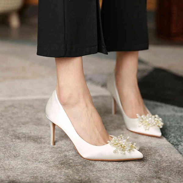 dress shoes new french-style bride bridesmaid white pearl stiletto heel high heels wedding for women bx69, Black
dress shoes new french-style bride bridesmaid white pearl stiletto heel high heels wedding for women bx69, Black