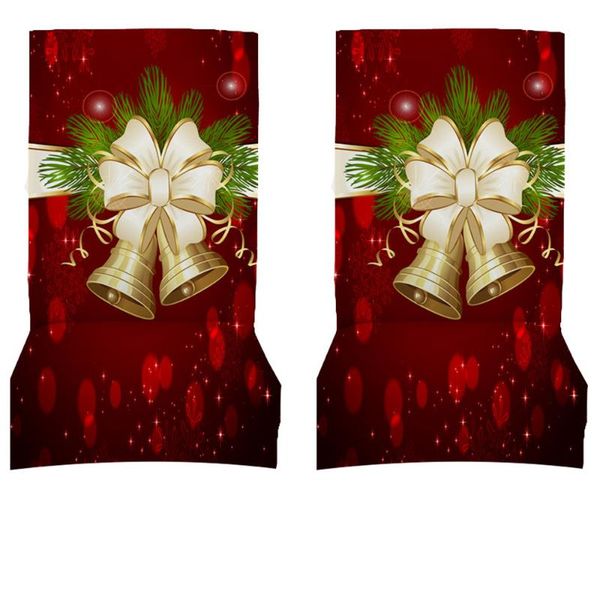 chair covers 2pcs christmas cover protective xmas decor 
chair covers 2pcs christmas cover protective xmas decor