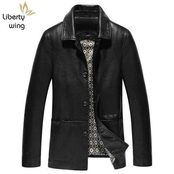 men's fur & faux autumn winter mens long sleeve lapel pu jackets smart casual loose fit male leather outerwear coats plus size 4xl, Black
men's fur & faux autumn winter mens long sleeve lapel pu jackets smart casual loose fit male leather outerwear coats plus size 4xl, Black