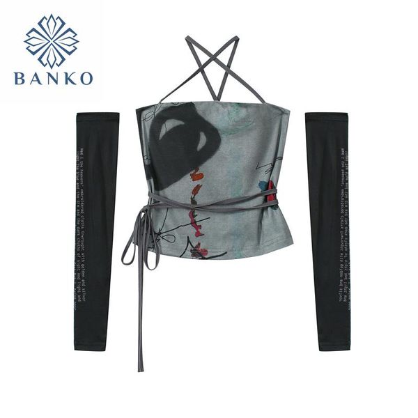 women's tanks & camis fashion crop y2k punk style 2021 summer cross bandage t shirts gothic streetwear slim club clothes femal, White
women's tanks & camis fashion crop y2k punk style 2021 summer cross bandage t shirts gothic streetwear slim club clothes femal, White