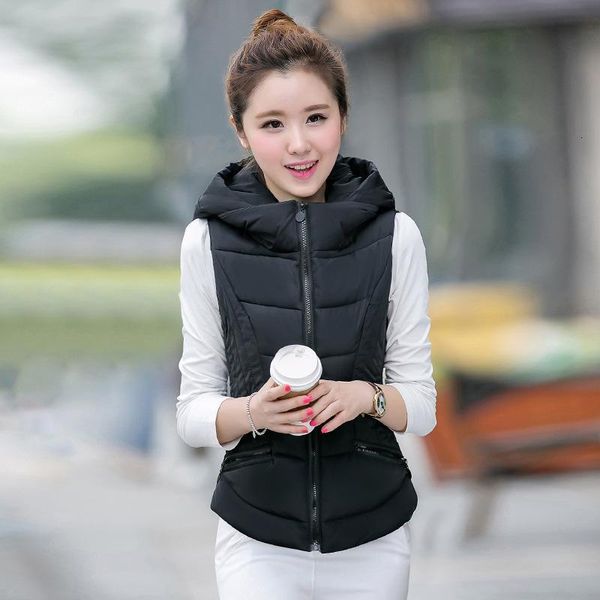 women's vests autumn/winter cotton vest was thin candy color hooded women coat casual fashion waistcoat irregular colete 4oqs, Black;white
women's vests autumn/winter cotton vest was thin candy color hooded women coat casual fashion waistcoat irregular colete 4oqs, Black;white