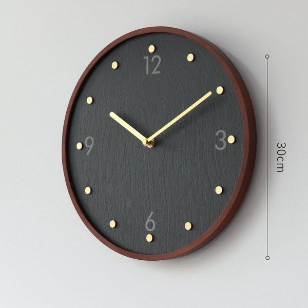 wall clocks clock natural slate face brass pointer wooden frame home decoration
wall clocks clock natural slate face brass pointer wooden frame home decoration