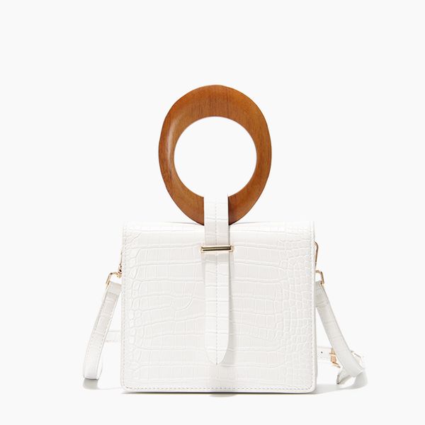 factory wholesale wooden crocodile pattern handbag personalized wooden handle handbag one shoulder small messenger bag female
factory wholesale wooden crocodile pattern handbag personalized wooden handle handbag one shoulder small messenger bag female