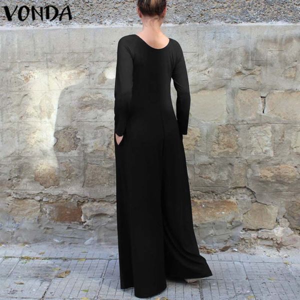 vonda wide leg pants women bohemian solid playsuits long sleeve plus size oversall casual loose rompers womens jumpsuits s-5xl, Black;white
vonda wide leg pants women bohemian solid playsuits long sleeve plus size oversall casual loose rompers womens jumpsuits s-5xl, Black;white