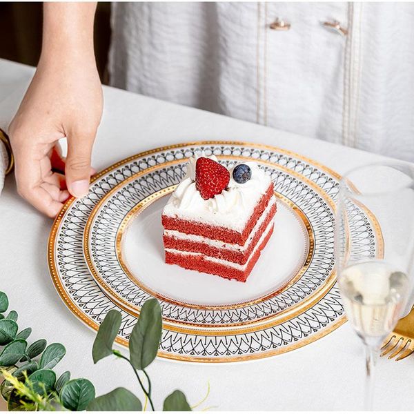 dishes & plates 1pcs nordic gold bead glass charger dinner plated dish decorative salad fruit wedding plate
dishes & plates 1pcs nordic gold bead glass charger dinner plated dish decorative salad fruit wedding plate
