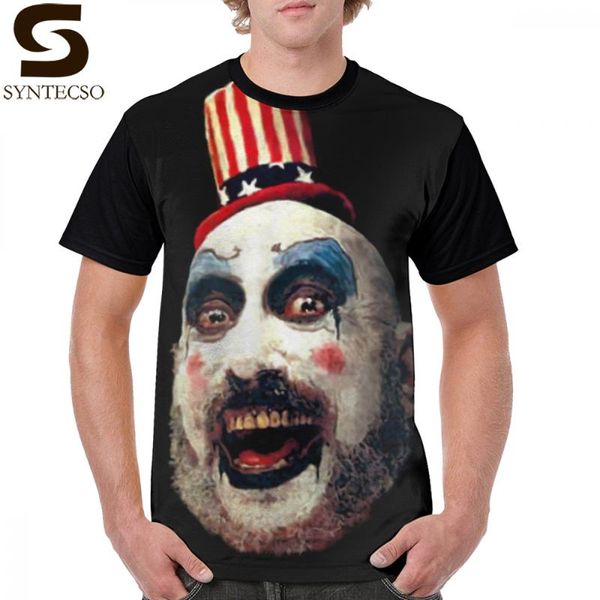men's t-shirts villain t shirt captain spaulding t-shirt short sleeve polyester tee male funny streetwear printed plus size tshirt, White;black
men's t-shirts villain t shirt captain spaulding t-shirt short sleeve polyester tee male funny streetwear printed plus size tshirt, White;black
