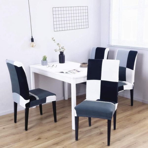 chair covers 1pcs washable protector slipcovers for dining room el black white stretch removable
chair covers 1pcs washable protector slipcovers for dining room el black white stretch removable