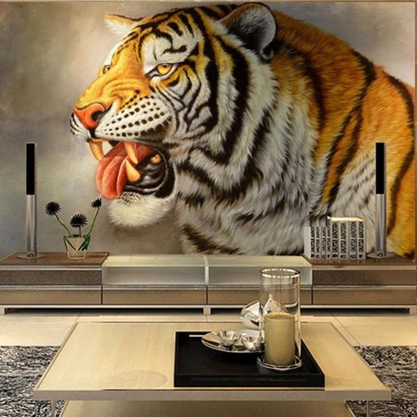 wallpapers custom 3d po animal tiger oil painting large mural wallpaper for living room bedroom tv sofa background wall poster non-woven
wallpapers custom 3d po animal tiger oil painting large mural wallpaper for living room bedroom tv sofa background wall poster non-woven