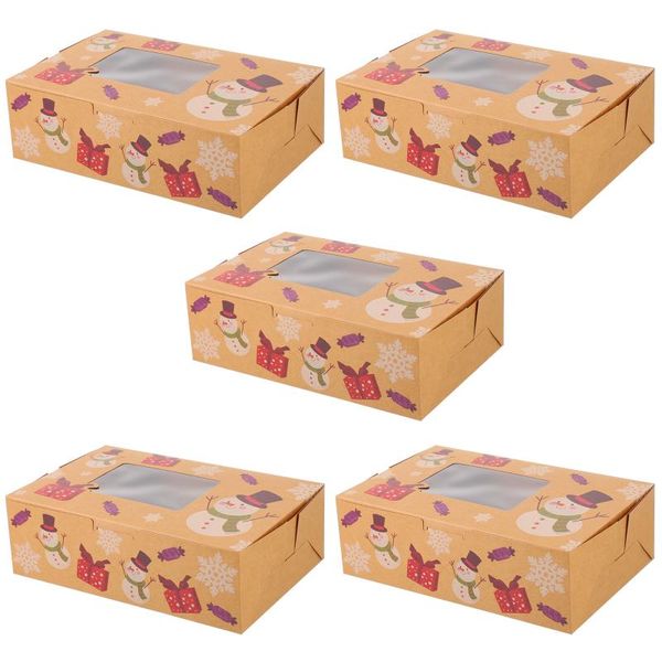 other festive & party supplies 5pcs christmas cookie boxes bakery food container snowman cake with clear window
other festive & party supplies 5pcs christmas cookie boxes bakery food container snowman cake with clear window