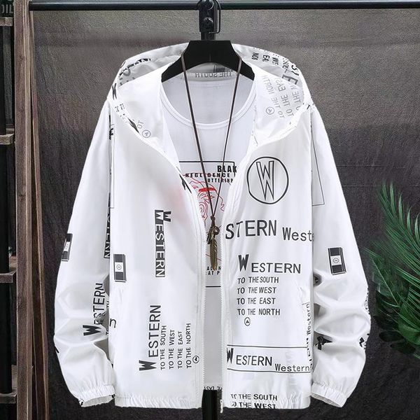 men's jackets plus size 5xl-s summer fashion letter print thin hooded for men simple all match loose casual sun protection clothing, Black;brown
men's jackets plus size 5xl-s summer fashion letter print thin hooded for men simple all match loose casual sun protection clothing, Black;brown