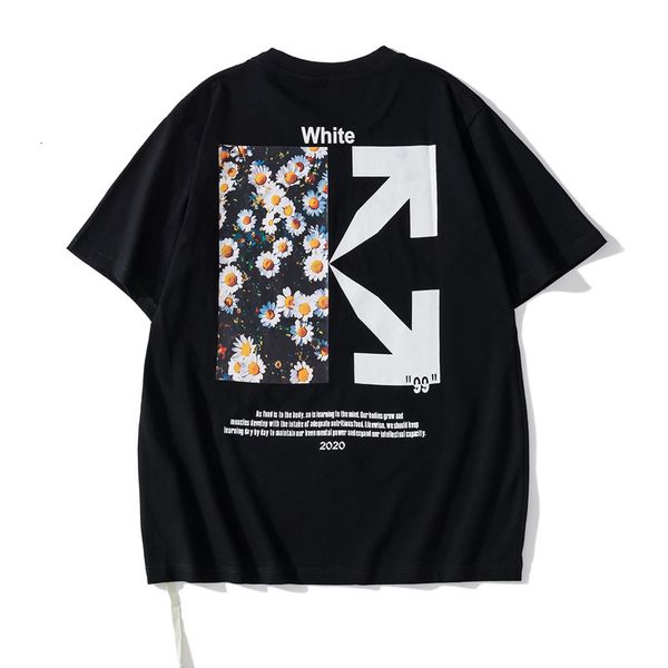summer off daisy half arrow print short sleeve men's round neck loose t-shirt women's lovers fashion brand, White;black
summer off daisy half arrow print short sleeve men's round neck loose t-shirt women's lovers fashion brand, White;black