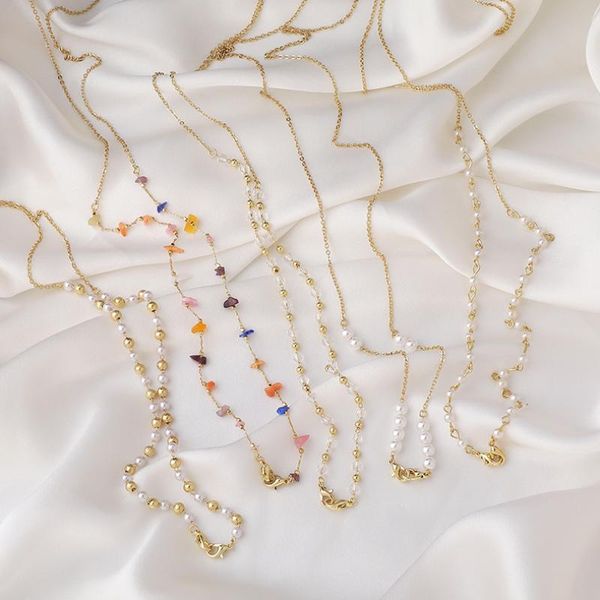 chains xiaoboacc korean fashion necklace for women anti-lost lanyard mask chain pearl crystal glasses neck, Silver
chains xiaoboacc korean fashion necklace for women anti-lost lanyard mask chain pearl crystal glasses neck, Silver