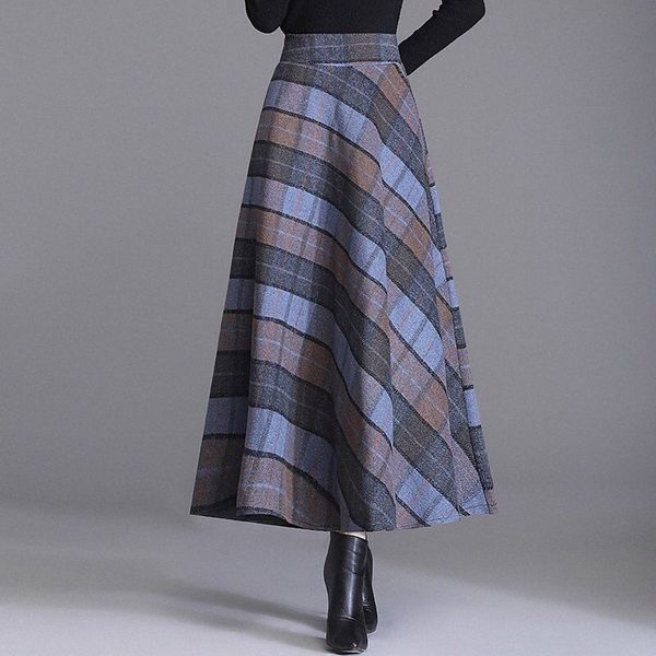 women's retro vintage elegant swing long skirts christmas party tartan print green blue red m l xl / maxi / loose r8at#, Black
women's retro vintage elegant swing long skirts christmas party tartan print green blue red m l xl / maxi / loose r8at#, Black