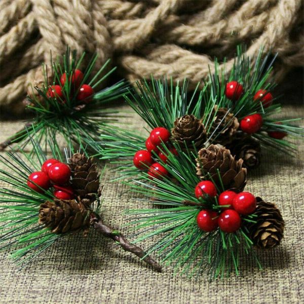 decorative flowers & wreaths 12pcs artificial flower christmas green red berry pine cone holly branch festive party xmas decor home ornament
decorative flowers & wreaths 12pcs artificial flower christmas green red berry pine cone holly branch festive party xmas decor home ornament