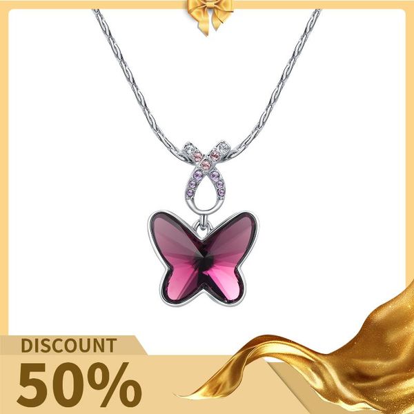 butterfly necklace light luxury niche clavicle chain simple temperament year trendy jewelry pendant necklaces, Silver
butterfly necklace light luxury niche clavicle chain simple temperament year trendy jewelry pendant necklaces, Silver