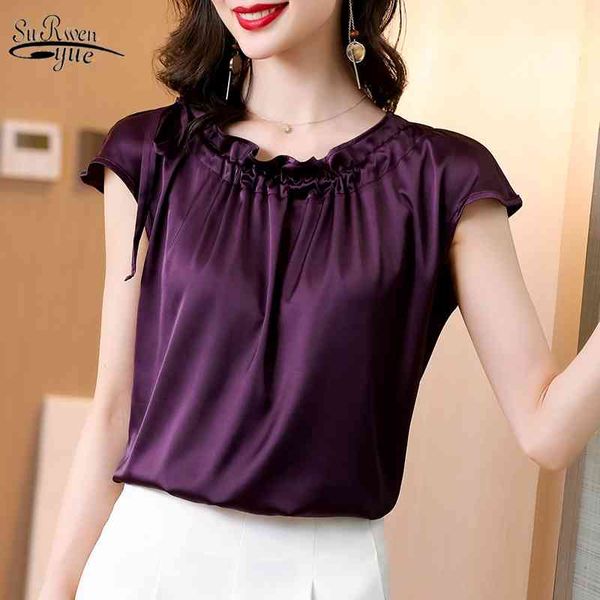fashion satin silk shirt women blusas mujer de moda vintage office lady summer elegant short sleeve blouse 9575 210521, White
fashion satin silk shirt women blusas mujer de moda vintage office lady summer elegant short sleeve blouse 9575 210521, White