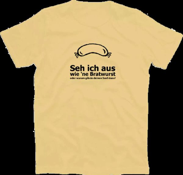 i look like ne sausage or why... funny funshirt t-shirt s-xxxl new, White;black
i look like ne sausage or why... funny funshirt t-shirt s-xxxl new, White;black