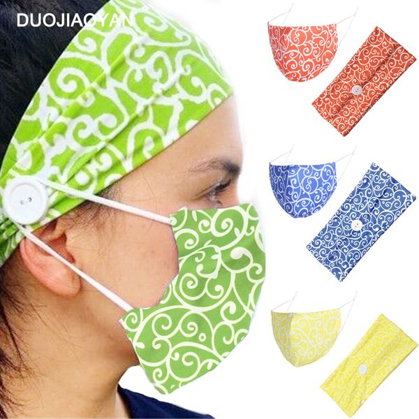 creative new fashion fangle color digital printing elastic headband button headband mask set
creative new fashion fangle color digital printing elastic headband button headband mask set